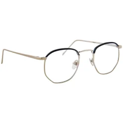 Linda Farrow - 586 C3 Angular Optical Frames - White Gold - Linda Farrow Eyewear - Avvenice
