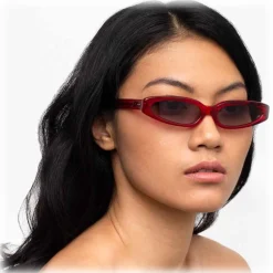 Linda Farrow - 960 C2 Angular Sunglasses - Red - Linda Farrow Eyewear - Dazed Lila Moss Official - Avvenice