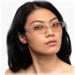 Linda Farrow - 960 C3 Angular Sunglasses - Clear - Linda Farrow Eyewear - Avvenice