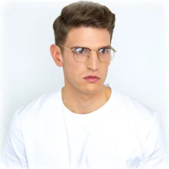 Linda Farrow - 586 C1 Angular Optical Frames - Gold - Linda Farrow Eyewear - Avvenice