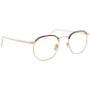 Linda Farrow - 586 C4 Angular Optical Frames - Rose Gold - Linda Farrow Eyewear - Avvenice