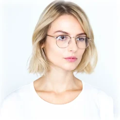 Linda Farrow - 586 C4 Angular Optical Frames - Rose Gold - Linda Farrow Eyewear - Avvenice