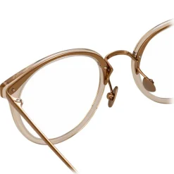 Linda Farrow - 722 C12 Aviator Optical Frames - Ash - Linda Farrow Eyewear - Avvenice