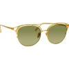 Linda Farrow - 682 C5 Aviator Sunglasses - Yellow Gold - Linda Farrow Eyewear - Avvenice