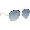 Linda Farrow - 574 C6 Aviator Sunglasses - Gold - Linda Farrow Eyewear - Avvenice