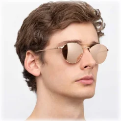 Linda Farrow - 876 C3 Aviator Sunglasses - Rose Gold - Linda Farrow Eyewear - Avvenice