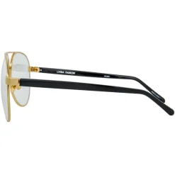 Linda Farrow - 533 C7 Aviator Optical Frames - Gold - Linda Farrow Eyewear - Avvenice