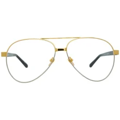 Linda Farrow - 533 C7 Aviator Optical Frames - Gold - Linda Farrow Eyewear - Avvenice