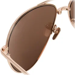 Linda Farrow - 518 C3 Aviator Sunglasses - Rose Gold - Linda Farrow Eyewear - Avvenice