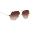 Linda Farrow - 426 C6 Aviator Sunglasses - Yellow Gold - Linda Farrow Eyewear - Avvenice