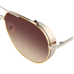 Linda Farrow - 426 C6 Aviator Sunglasses - Yellow Gold - Linda Farrow Eyewear - Avvenice