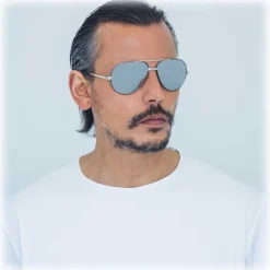 Linda Farrow - 128 C5 Aviator Sunglasses - Yellow Gold - Linda Farrow Eyewear - Alessandra Ambrosio Official - Avvenice