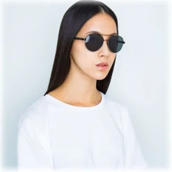 Linda Farrow - 559 C6 Aviator Sunglasses - Black - Linda Farrow Eyewear - Avvenice