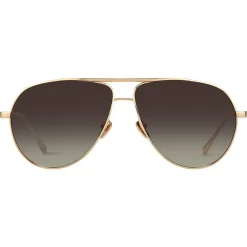 Linda Farrow - 501 C6 Aviator Sunglasses - Rose Gold - Linda Farrow Eyewear - Avvenice