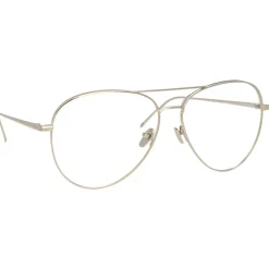 Linda Farrow - 751 C2 Aviator Optical Frames - White Gold - Linda Farrow Eyewear - Avvenice