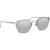 Linda Farrow - 538 C2 Browline Sunglasses - White Gold - Linda Farrow Eyewear - Avvenice