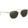 Linda Farrow - 538 C4 Browline Sunglasses - Yellow Gold - Linda Farrow Eyewear - Avvenice