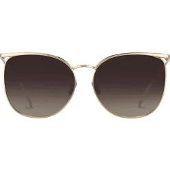 Linda Farrow - 509 C6 Browline Sunglasses - Rose Gold - Linda Farrow Eyewear - Gigi Hagid - Elle Macpherson - Official - Avvenice