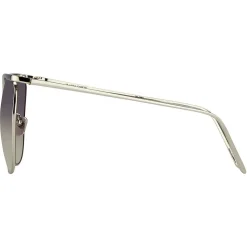 Linda Farrow - 509 C5 Browline Sunglasses - White Gold - Linda Farrow Eyewear - Gigi Hagid - Elle Macpherson - Official - Avvenice