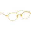 Linda Farrow - 796 C1 Cat Eye Optical Frames - Yellow Gold - Linda Farrow Eyewear - Avvenice