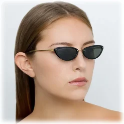 Linda Farrow - 709 C1 Cat Eye Sunglasses - Black - Linda Farrow Eyewear - Gigi Hadid Official - Avvenice