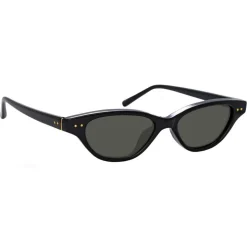 Linda Farrow - 965 C1 Cat Eye Sunglasses - Black - Linda Farrow Eyewear - Priyanka - Alessandra Ambrosio Official - Avvenice