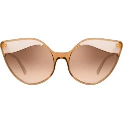 Linda Farrow - 871 C2 Cat Eye Sunglasses - Tobacco Peach - Linda Farrow Eyewear - Avvenice