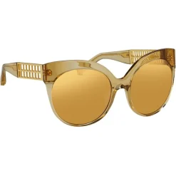 Linda Farrow - 388 C17 Cat Eye Sunglasses - Dew - Linda Farrow Eyewear - Avvenice