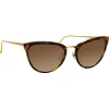 Linda Farrow - 683 C3 Cat Eye Sunglasses - Tortoiseshell - Linda Farrow Eyewear - Avvenice