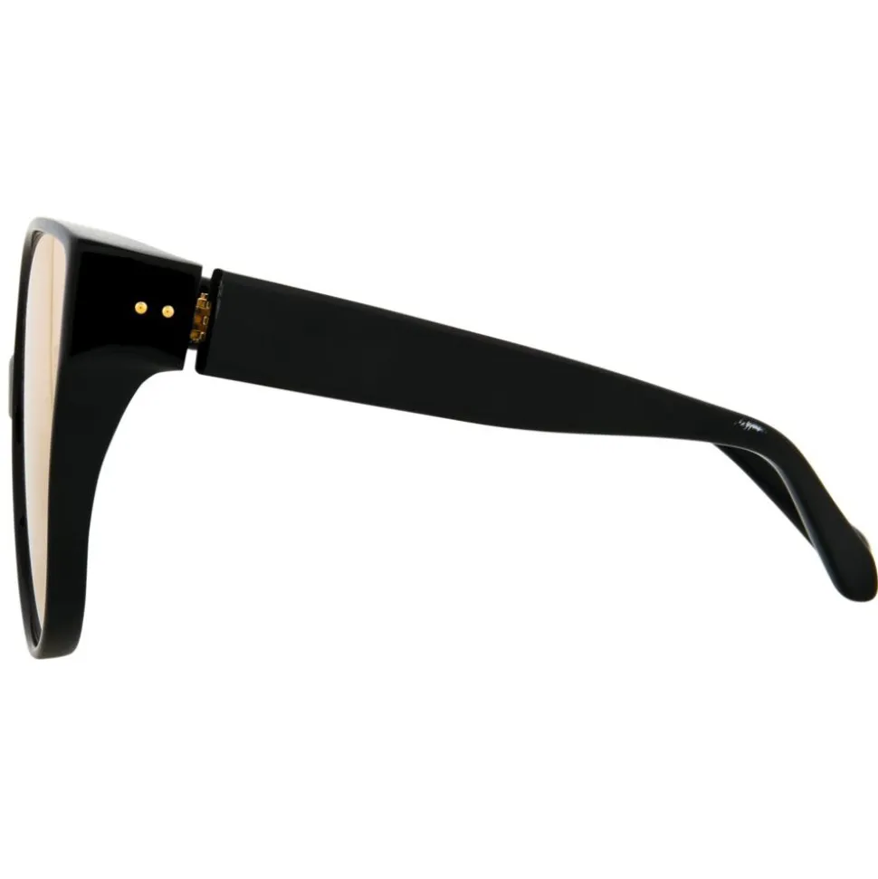Linda Farrow - 656 C2 Cat Eye Sunglasses - Black - Linda Farrow Eyewear - Avvenice