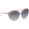 Linda Farrow - 579 C4 Cat Eye Sunglasses - Pink - Linda Farrow Eyewear - Avvenice