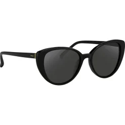 Linda Farrow - 517 C1 Cat Eye Sunglasses - Black - Linda Farrow Eyewear - Avvenice