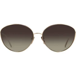 Linda Farrow - 508 C6 Cat Eye Sunglasses - Rose Gold - Linda Farrow Eyewear - Avvenice