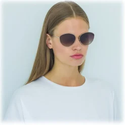 Linda Farrow - 508 C6 Cat Eye Sunglasses - Rose Gold - Linda Farrow Eyewear - Avvenice