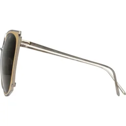 Linda Farrow - 762 C1 Cat Eye Sunglasses - Nickel - Linda Farrow Eyewear - Avvenice