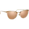 Linda Farrow - 683 C5 Cat Eye Sunglasses - Ash - Linda Farrow Eyewear - Avvenice