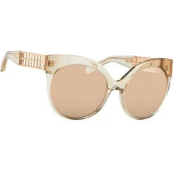 Linda Farrow - 388 C14 Cat Eye Sunglasses - Ash - Linda Farrow Eyewear - Avvenice