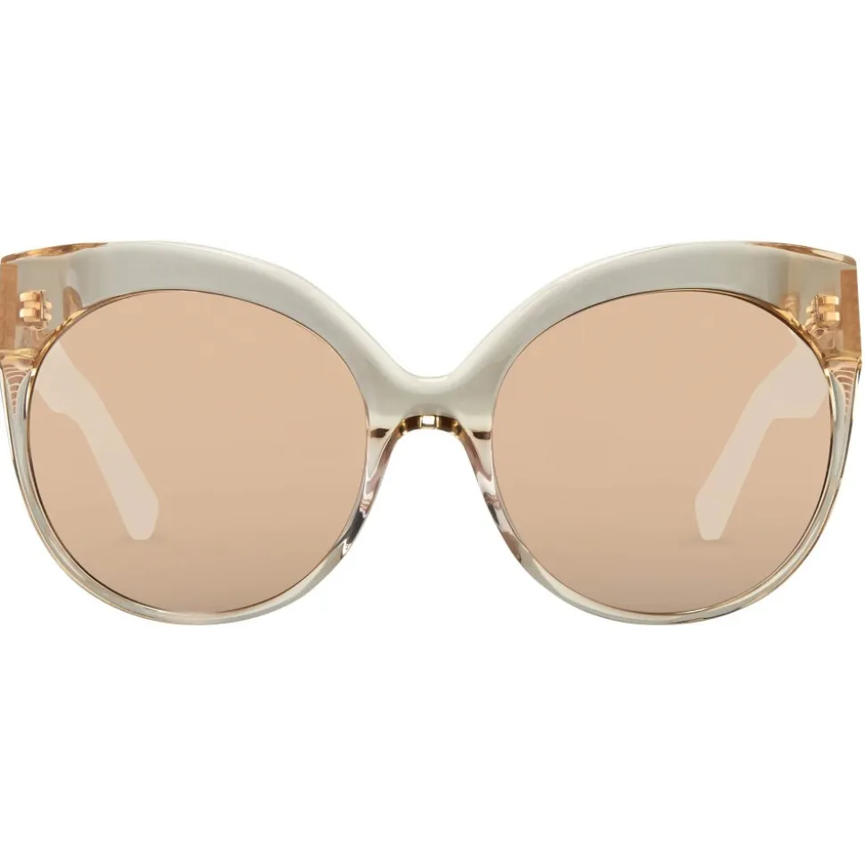 Linda Farrow - 388 C14 Cat Eye Sunglasses - Ash - Linda Farrow Eyewear - Avvenice