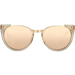 Linda Farrow - 136 C30 Cat Eye Sunglasses - Ash - Linda Farrow Eyewear - Avvenice