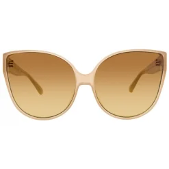 Linda Farrow - 656 C8 Cat Eye Sunglasses - Milky Tobacco - Linda Farrow Eyewear - Avvenice