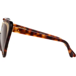 Linda Farrow - 736 C2 Cat Eye Sunglasses - Tortoise - Linda Farrow Eyewear - Avvenice