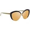 Linda Farrow - 579 C2 Cat Eye Sunglasses - Black - Linda Farrow Eyewear - Avvenice