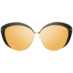 Linda Farrow - 579 C2 Cat Eye Sunglasses - Black - Linda Farrow Eyewear - Avvenice