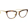 Linda Farrow - 683 C11 Cat Eye Optical Frames - Tortoiseshell - Linda Farrow Eyewear - Avvenice
