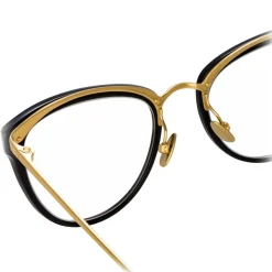 Linda Farrow - 683 C10 Cat Eye Optical Frames - Black - Linda Farrow Eyewear - Avvenice