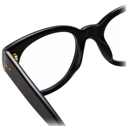 Linda Farrow - 653 C8 D-Frame Optical - Black - Linda Farrow Eyewear - Avvenice