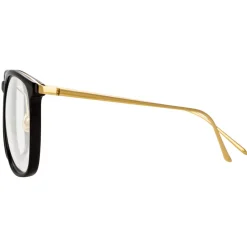 Linda Farrow - 716 C1 D-Frame Optical - Black - Linda Farrow Eyewear - Avvenice