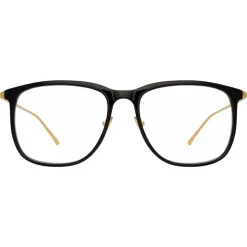 Linda Farrow - 716 C1 D-Frame Optical - Black - Linda Farrow Eyewear - Avvenice