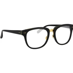 Linda Farrow - 522 C1 D-Frame Optical - Black - Linda Farrow Eyewear - Avvenice