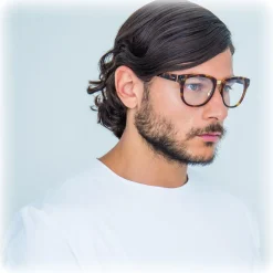 Linda Farrow - 522 C2 D-Frame Optical - Tortoiseshell - Linda Farrow Eyewear - Avvenice